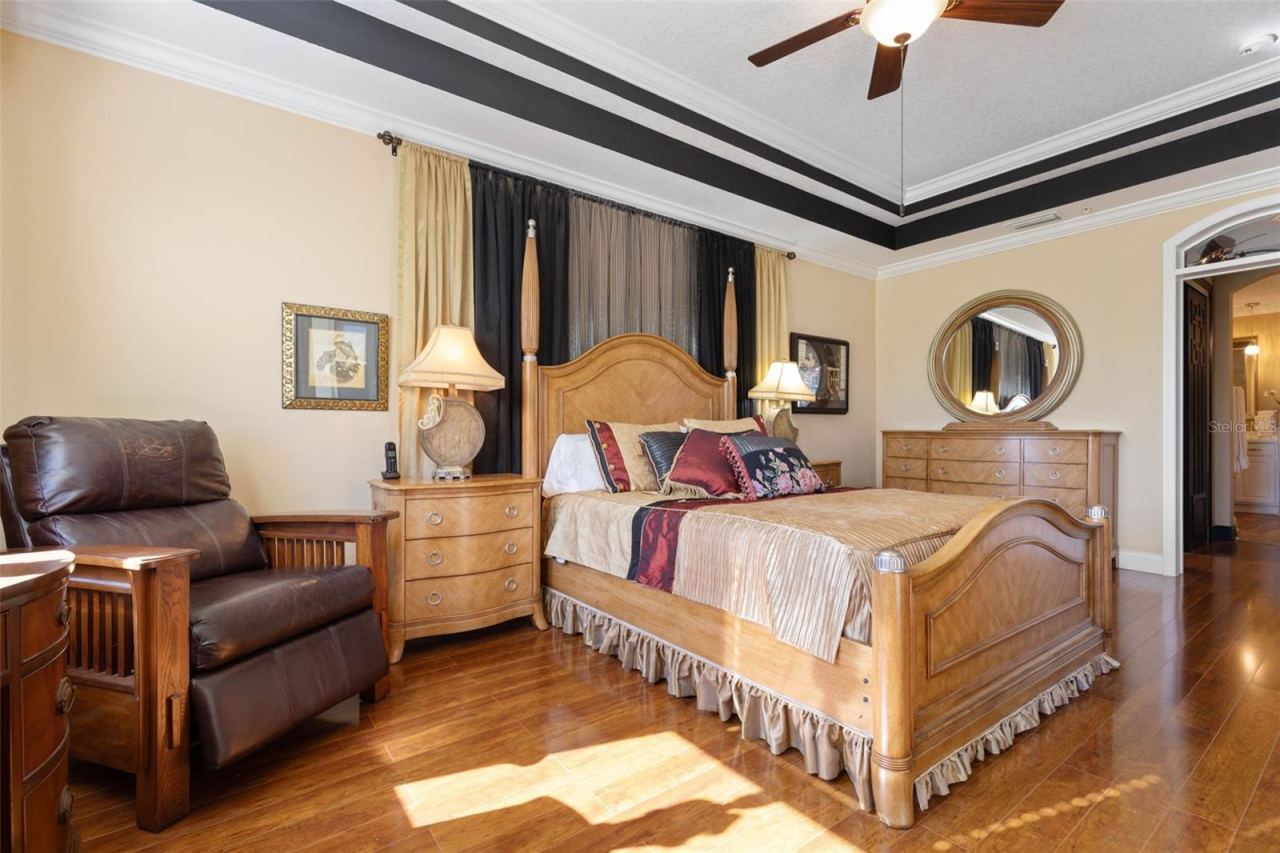 Photo 15 of 20: Trey ceilings, custom drapes, luxary vinyl