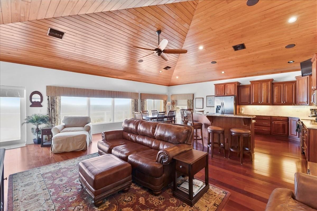 Photo 10 of 20: Second floor living room/dining area and kitchen