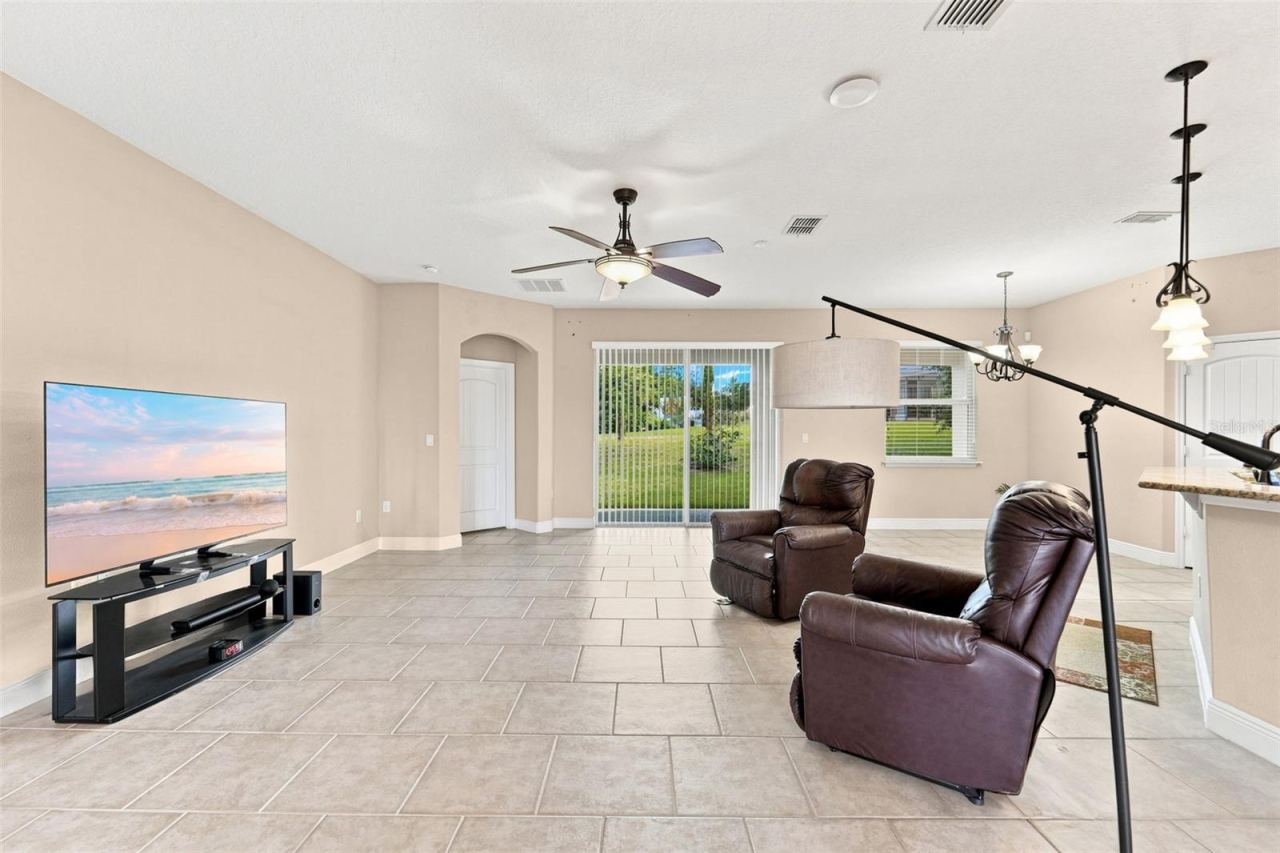 Photo 13 of 20: Living area with hard-wired surround sound system ready for Atmos speakers