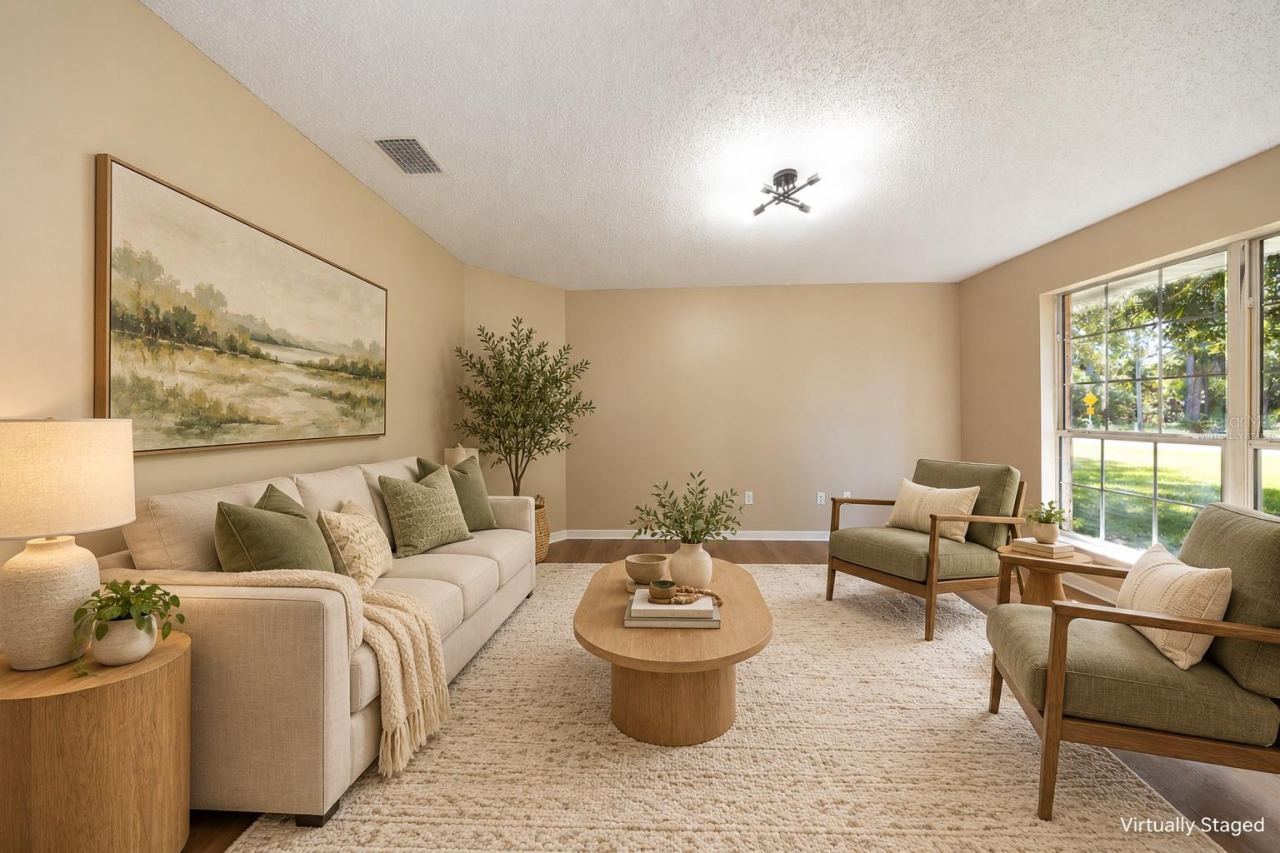 Photo 9 of 20: Virtually Staged- Formal Living Room. It can be an office or another purpose room.