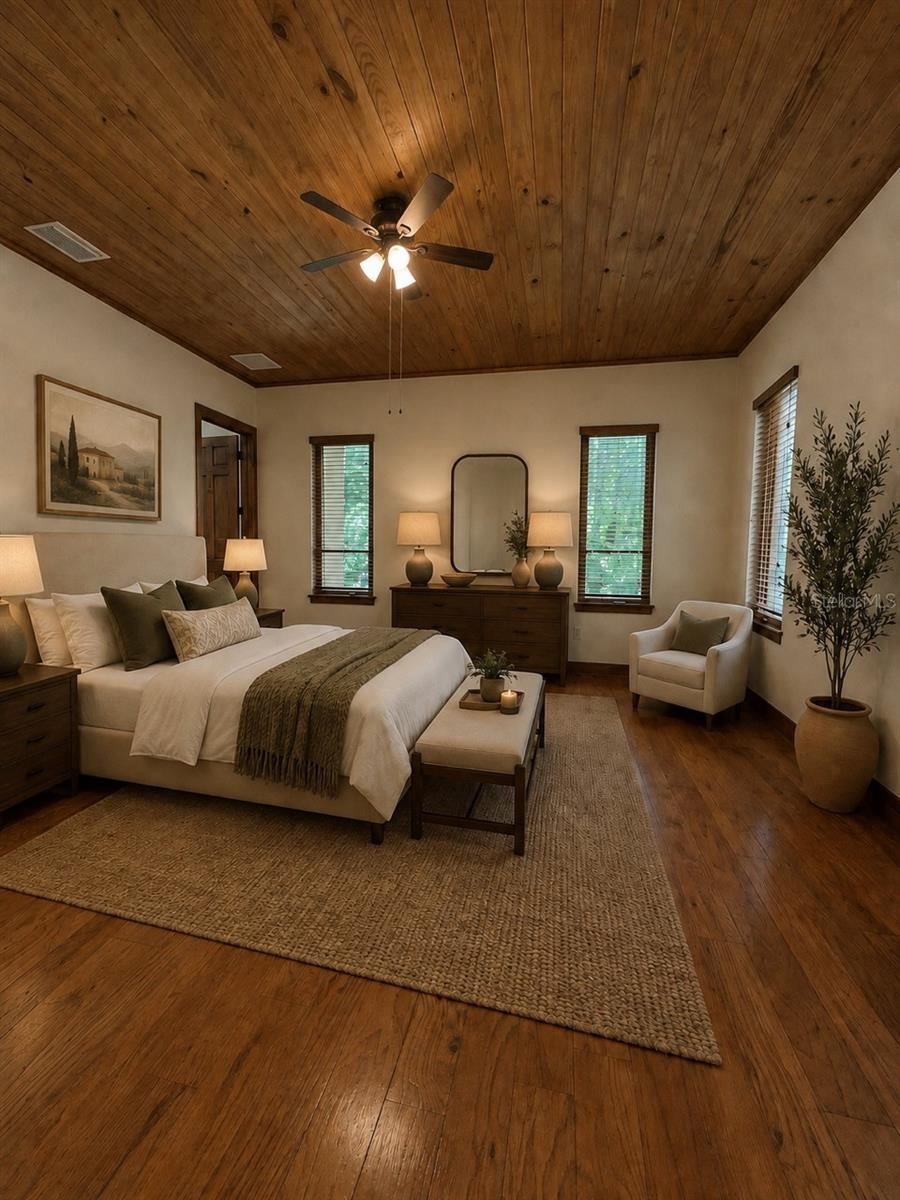 Photo 17 of 20: Virtual staged primary bedroom