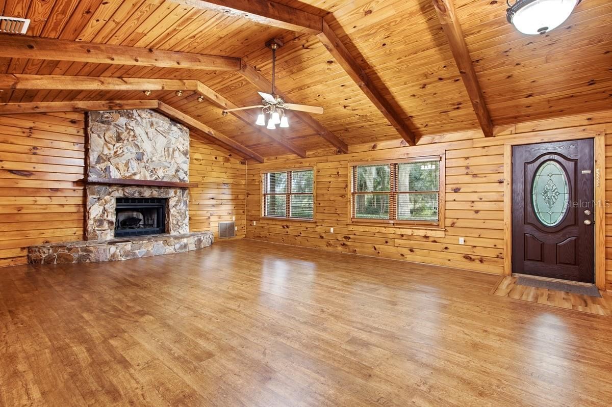 Photo 9 of 20: Family Room with fireplace