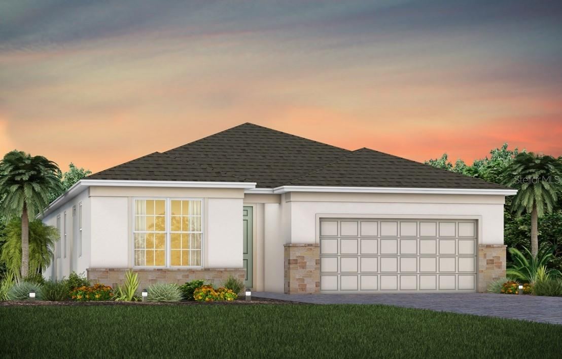 Photo 1 of 20: Exterior Design. Artistic rendering for this new construction home. Pictures are for illustrative purposes only. Elevations, colors and options may vary.