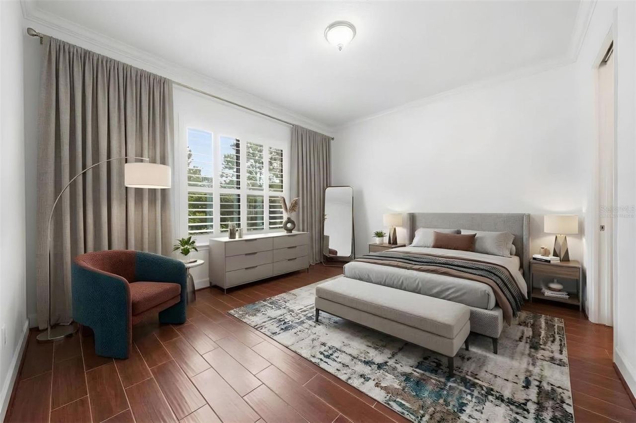 Photo 19 of 20: VIRTUALLY STAGED PRIMARY BEDROOM