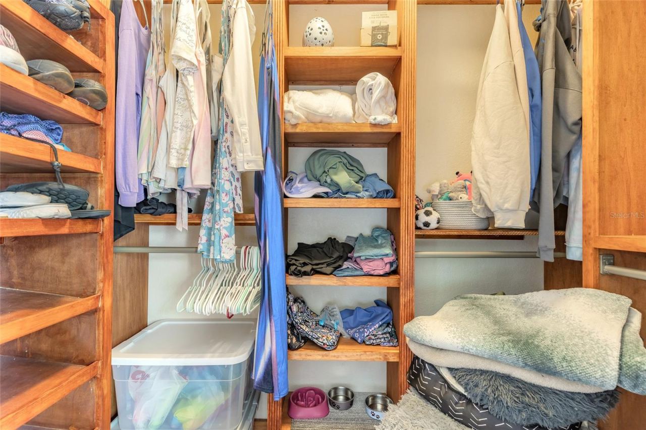 Photo 20 of 20: Walk in closet with built in shelves