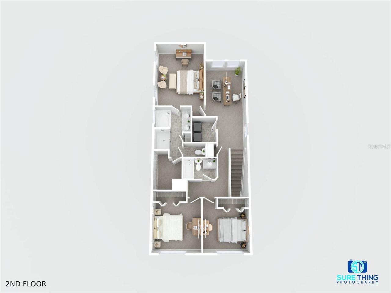 Photo 11 of 20: 3D Floor Plan - 2nd Floor