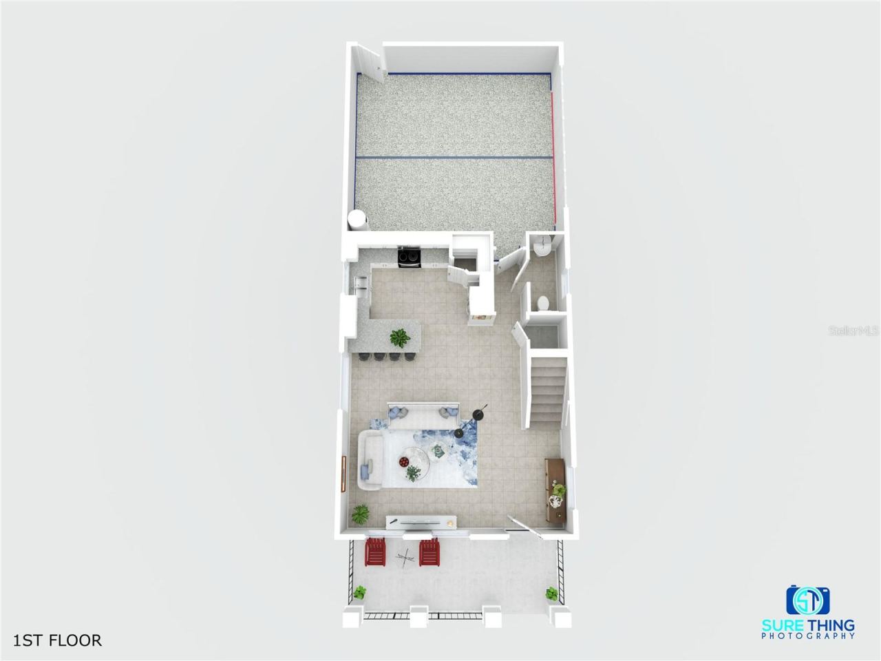 Photo 10 of 20: 3D Floor Plan - 1st Floor