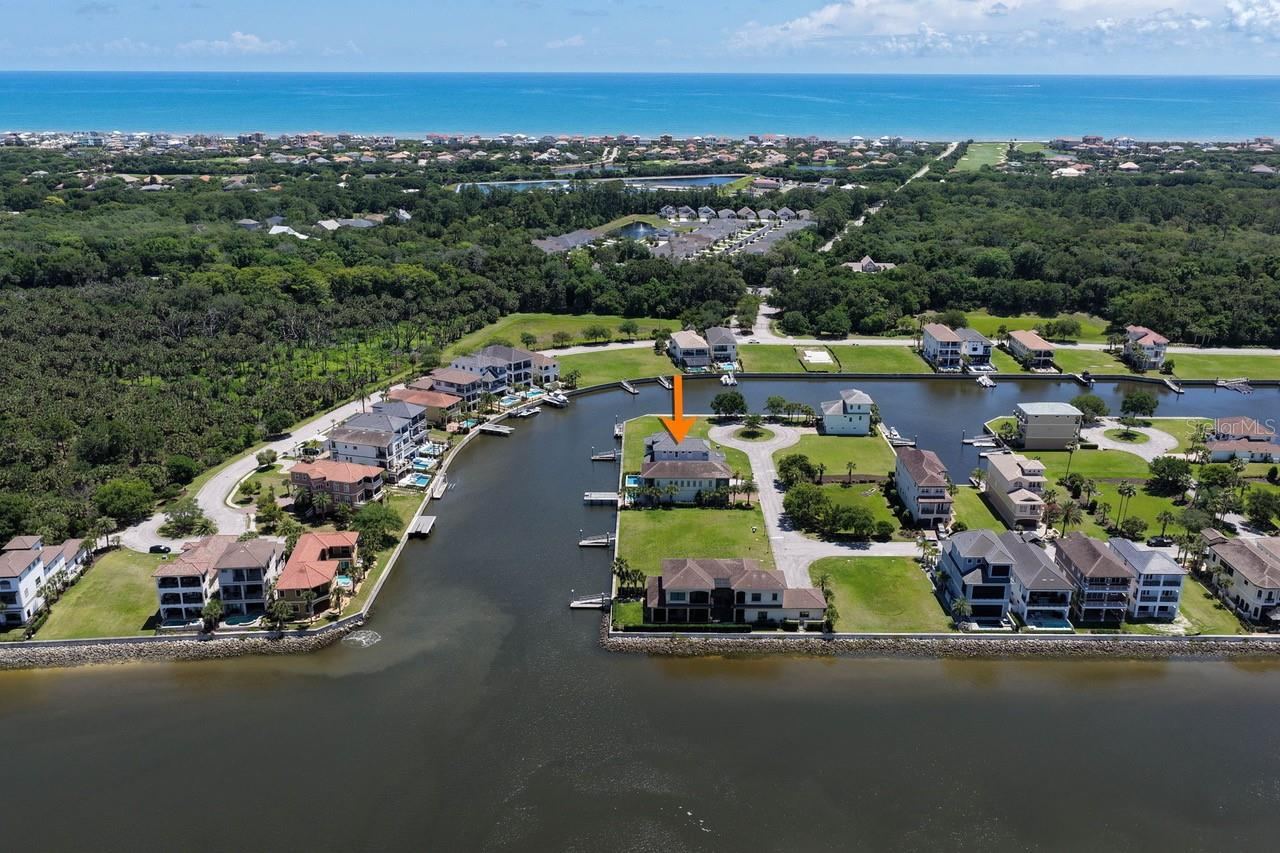 Photo 7 of 20: Located within the exclusive Harbor Village Marina community, this exceptional waterfront setting offers direct canal access to the Intracoastal Waterway with the Atlantic Ocean just moments away.