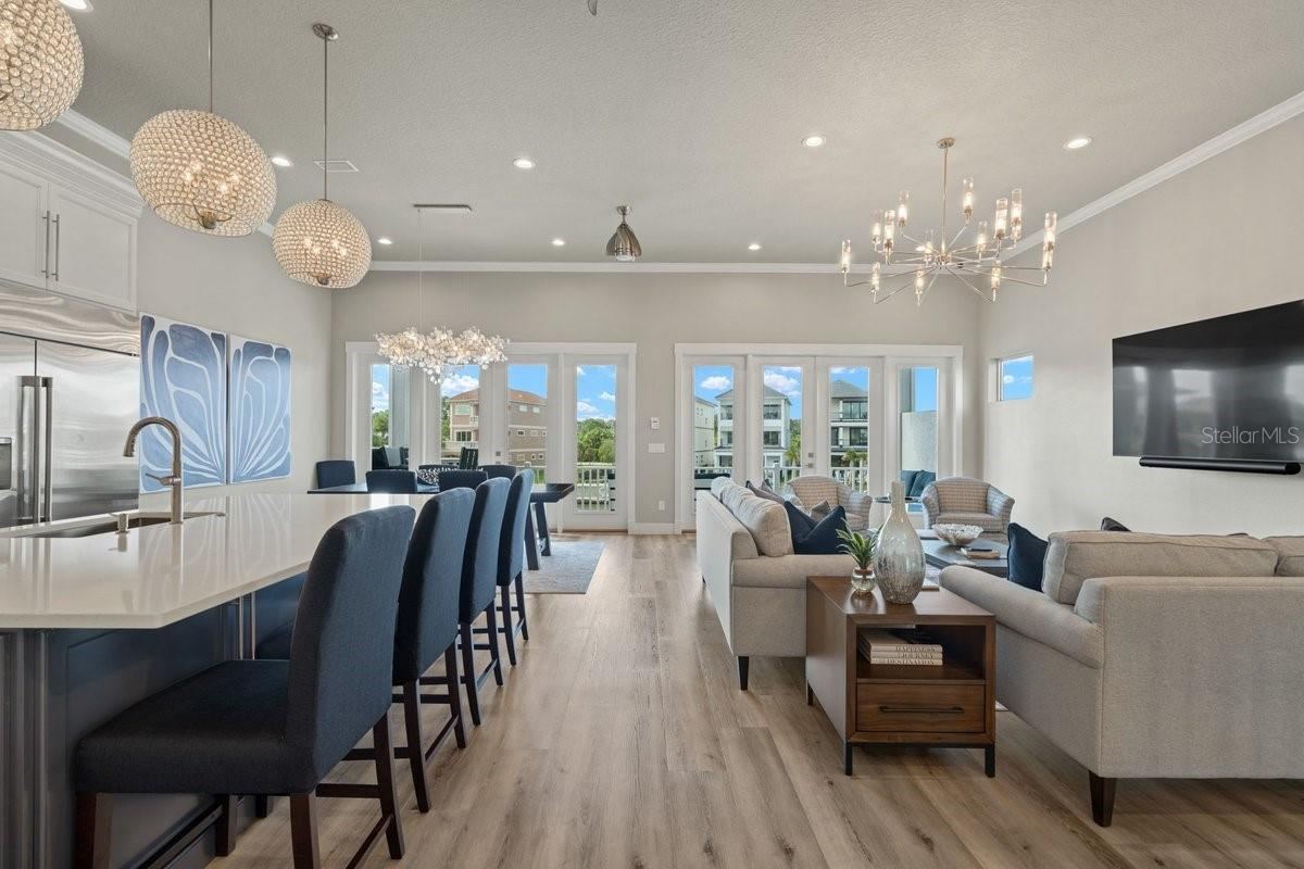 Photo 12 of 20: Open Living/Dining/Kitchen with amazing views!