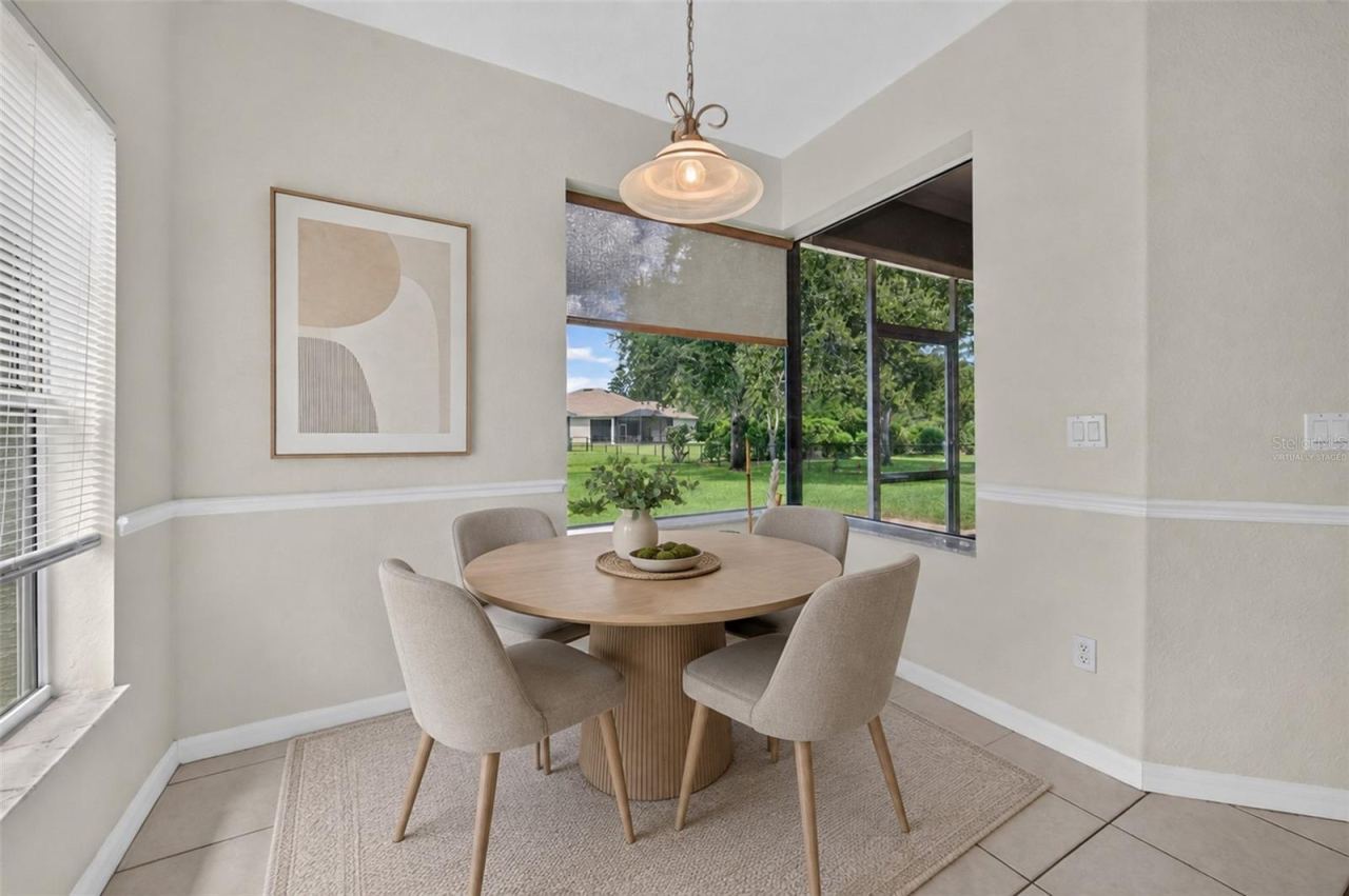 Photo 14 of 20: virtually staged breakfast nook