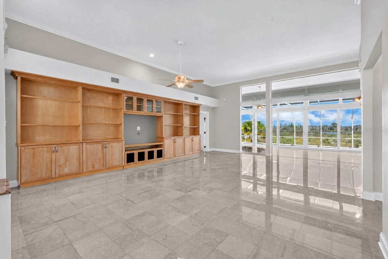 Photo 4 of 20: Spacious Living with Custom Built-Ins