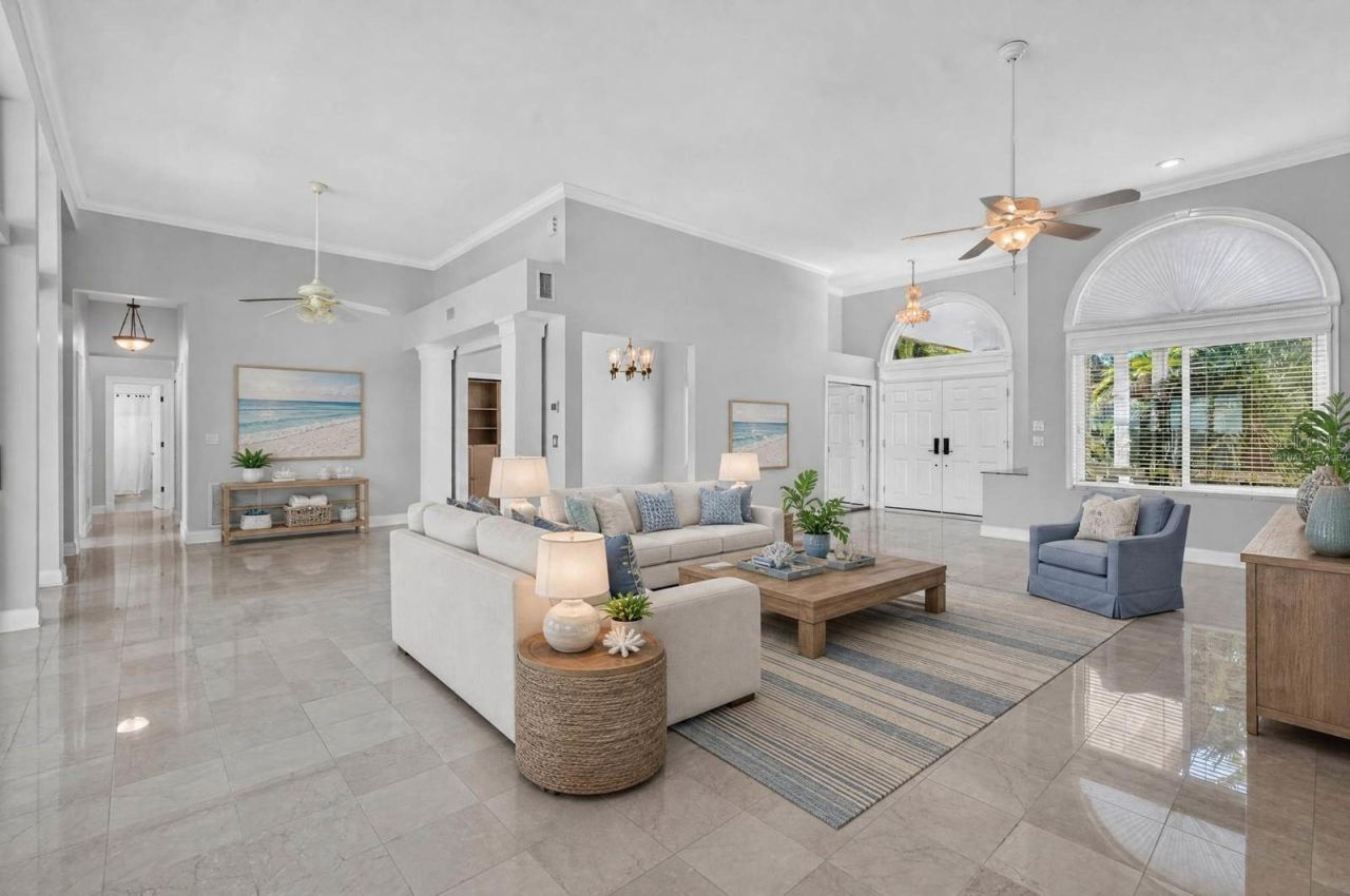 Photo 3 of 20: Virtually Staged Spacious Living Room