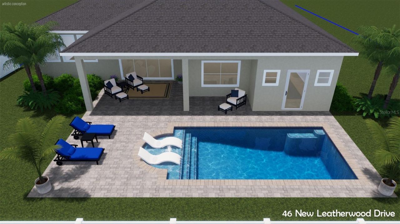 Photo 10 of 20: Pool Rendering, Palm Coast Pools