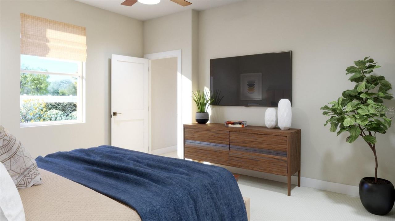 Photo 9 of 11: Primary Bedroom Rendering (Virtually Staged)