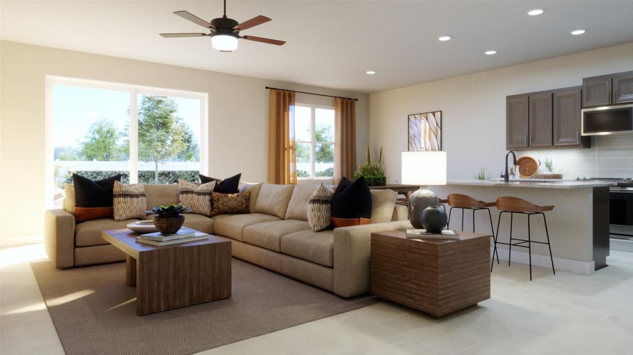 Photo 4 of 11: Great Room Rendering (Virtually Staged)
