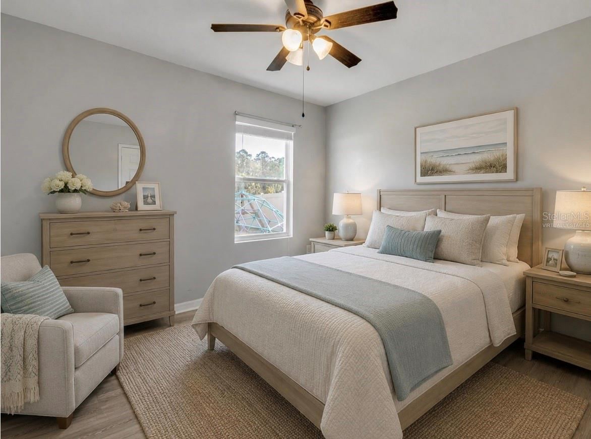 Photo 14 of 20: Virtually Staged downstairs bedroom