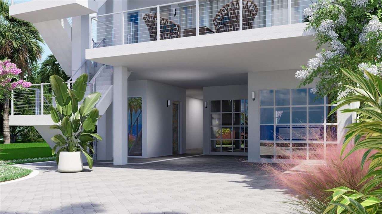 Photo 5 of 17: Virtually Staged- Ground level entrance to garage, elevator and storage.