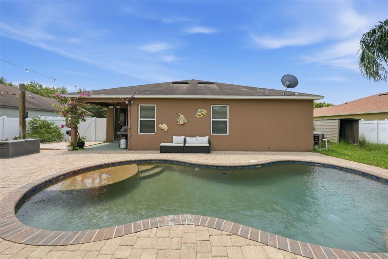 Photo 5 of 20: Sparkling Saltwater Heated Pool with previous roof