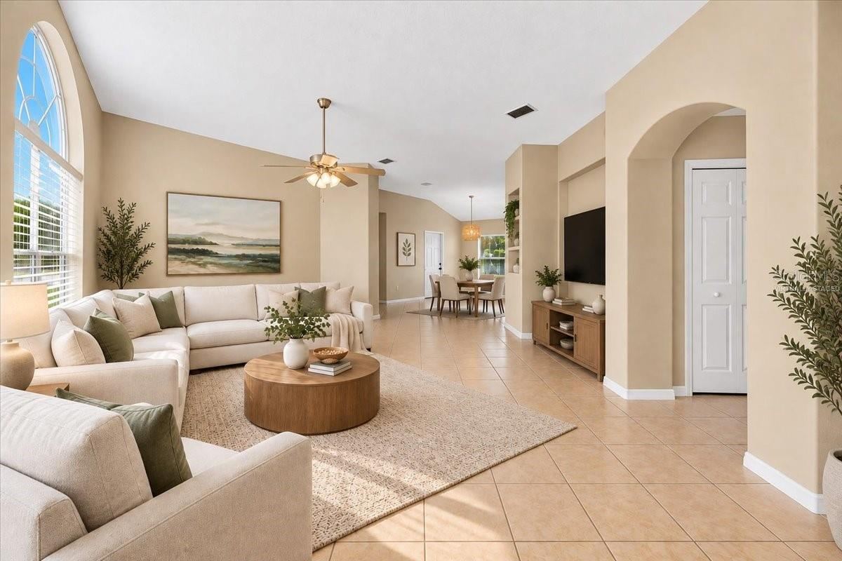Photo 8 of 20: Virtually Staged Photo of living area
