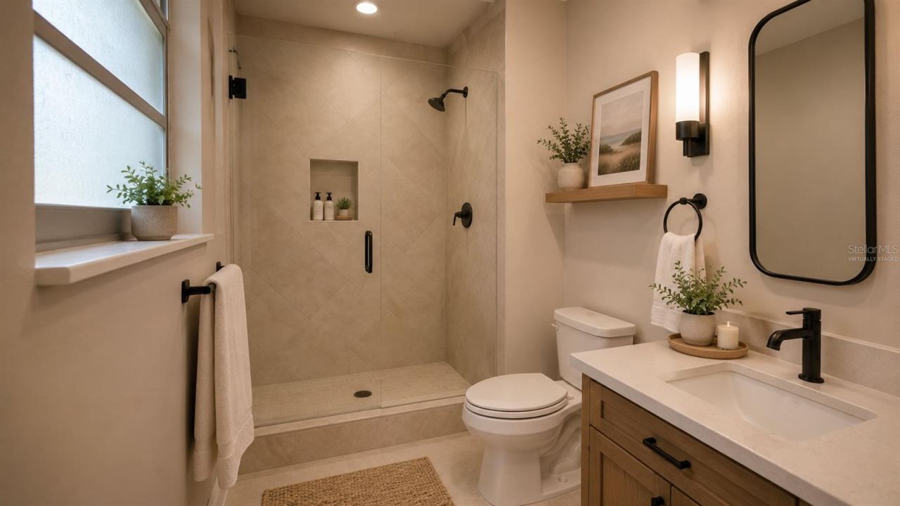 Photo 16 of 20: Primary Bath Virtually Staged