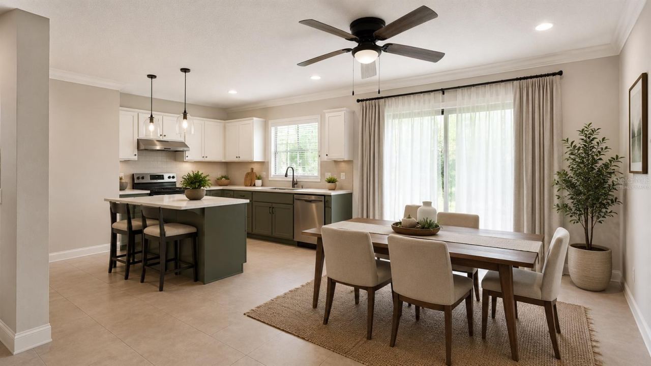 Photo 4 of 20: Kitchen and Dining Virtually Staged