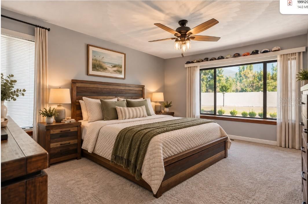 Photo 8 of 20: virtually staged Primary bedroom