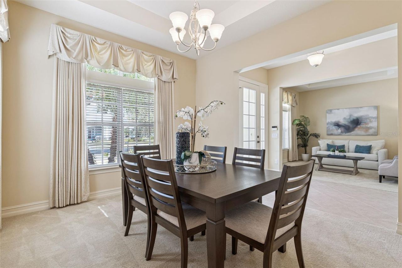 Photo 4 of 20: View from Dining Room to Foyer & Living Room areas