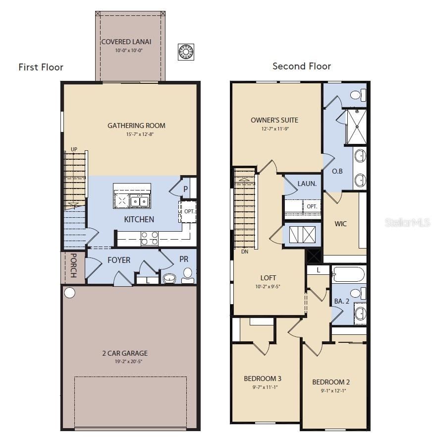 Photo 2 of 20: Floor Plan - Floor One and Two
