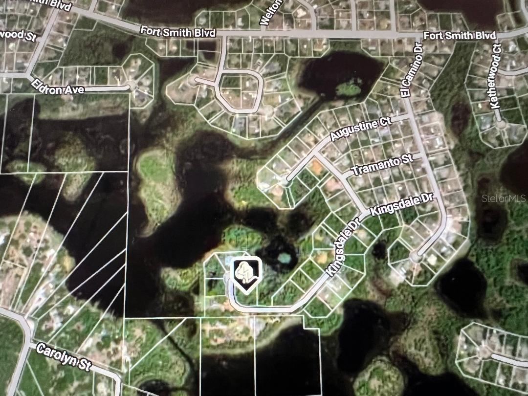 Photo 1 of 9: Aerial View of 2690 Kingsdale Drive, Deltona, FL