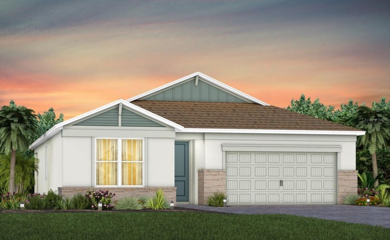 Photo 1 of 20: Exterior Design. Artistic rendering for this new construction home. Pictures are for illustrative purposes only. Elevations, colors and options may vary.