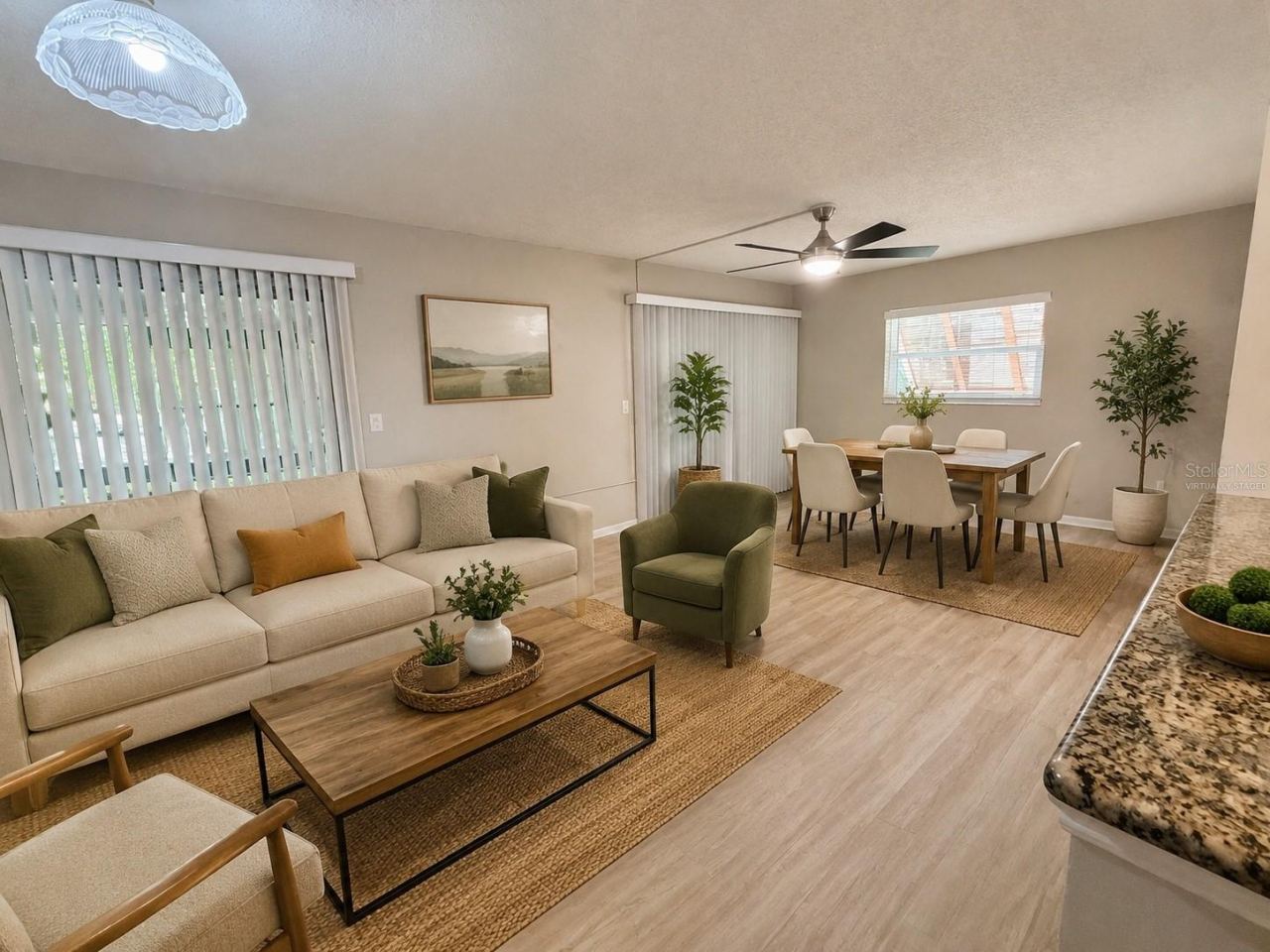 Photo 4 of 20: Virtually Staged living dining