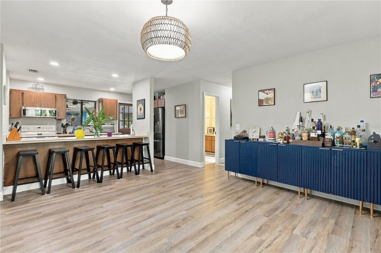 Photo 16 of 20: Second Living Area or Large Formal Dining Room, Breakfast Bar Overlooking the Kitchen.