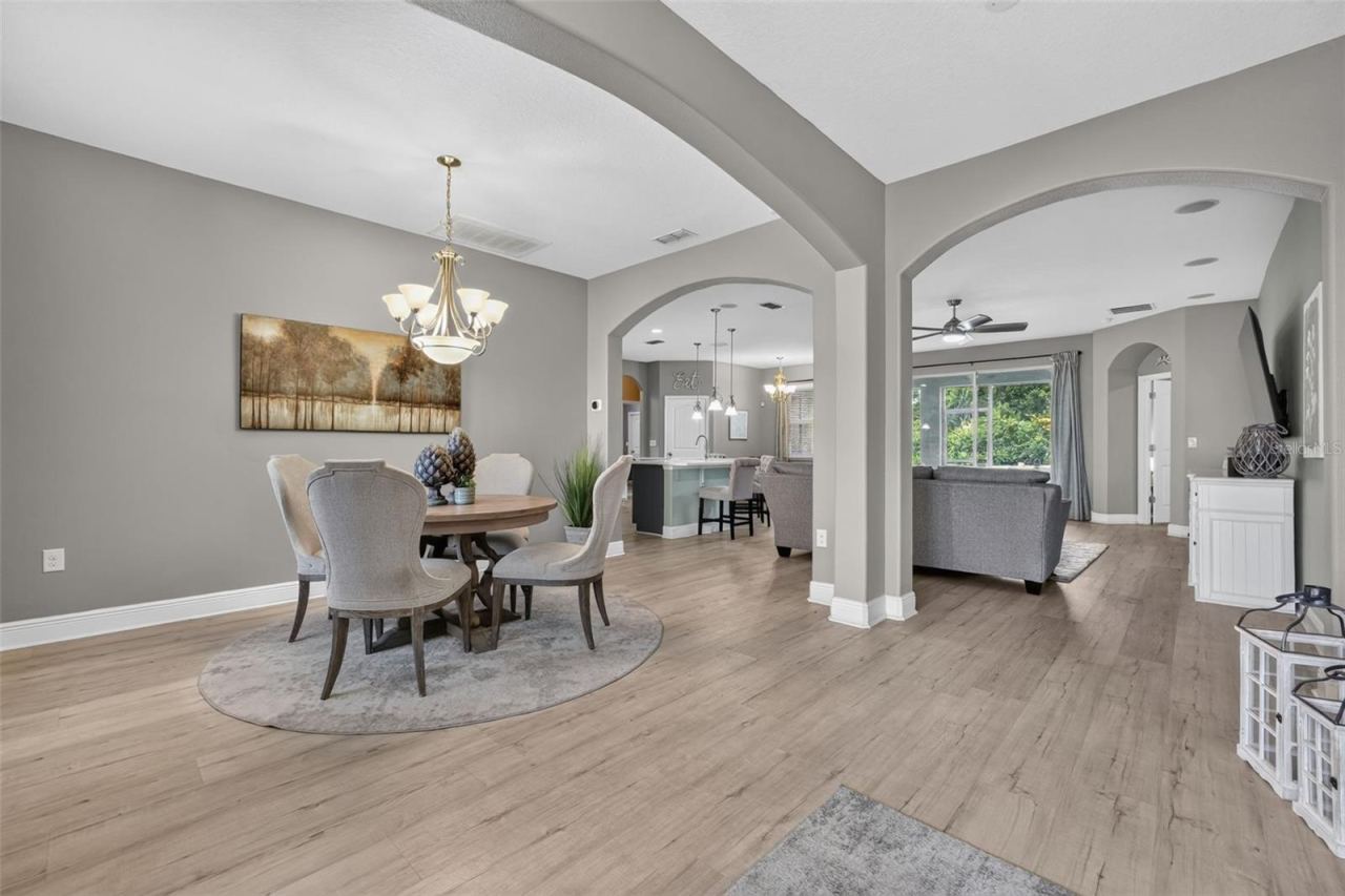Photo 14 of 20: Foyer towards dining room. Look at this open floor plan!