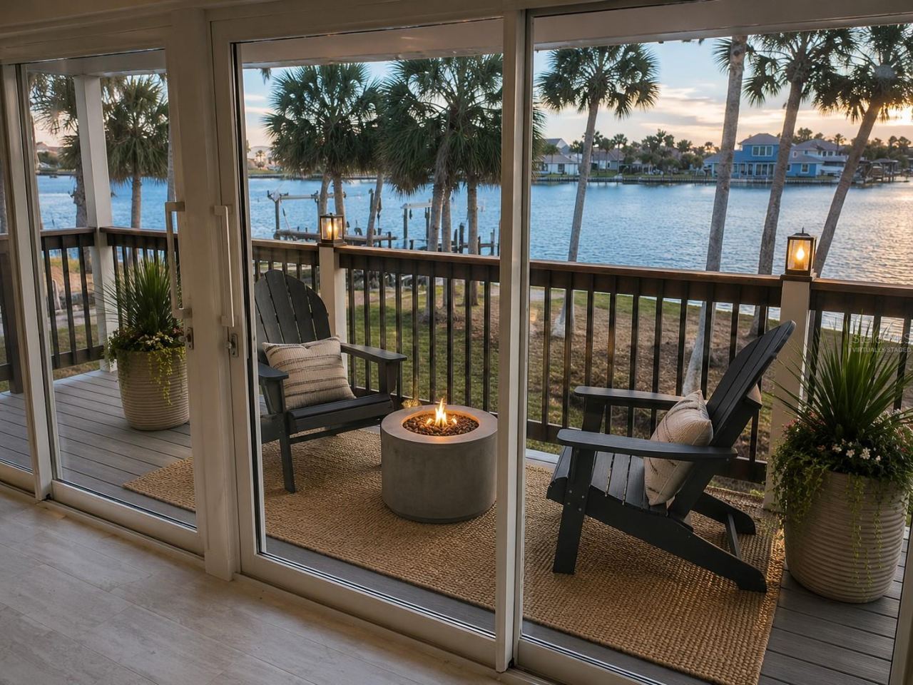 Photo 17 of 20: Virtually Staged, Covered Deck.