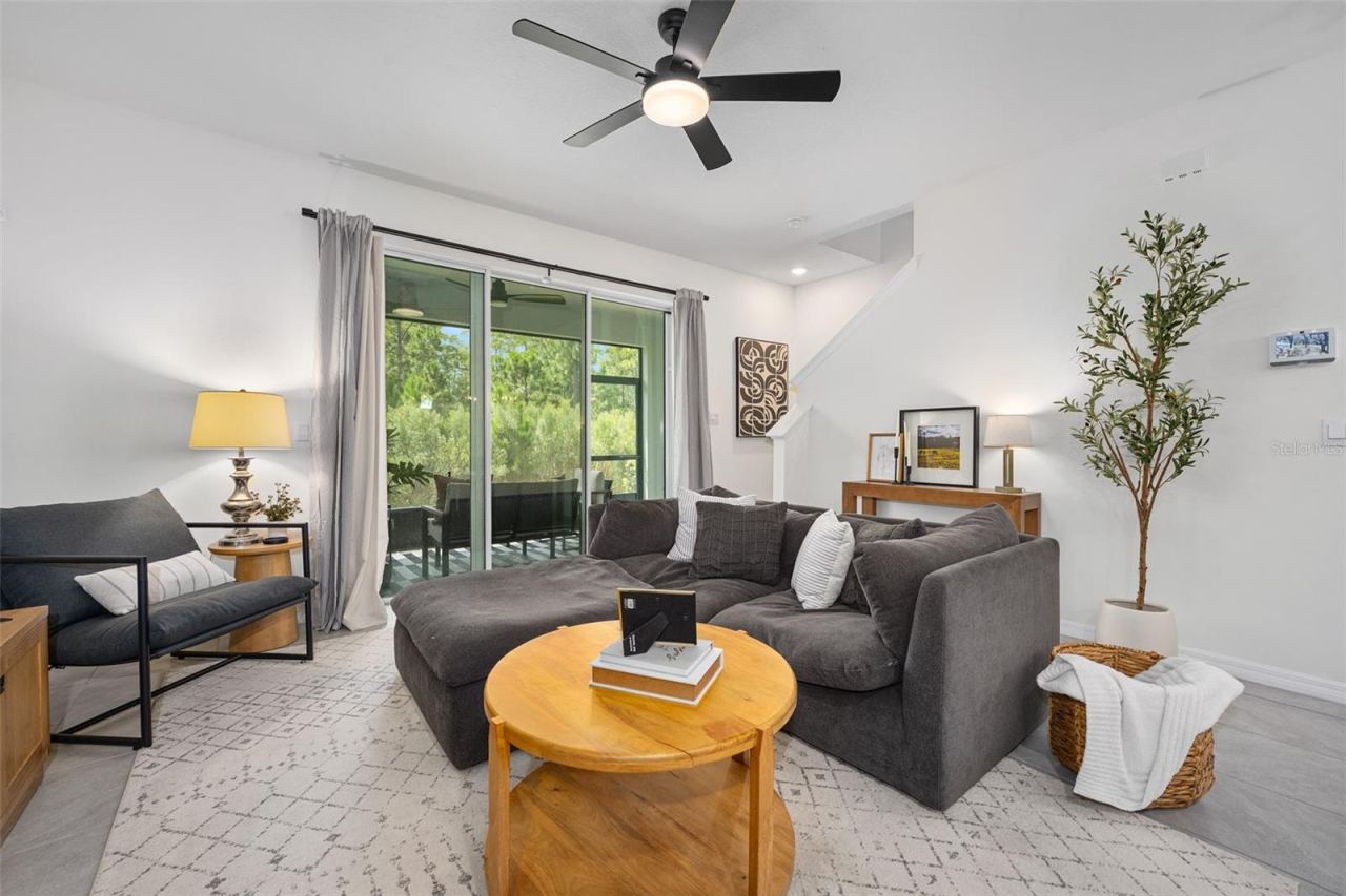 Photo 12 of 20: Living room, ceiling fan added