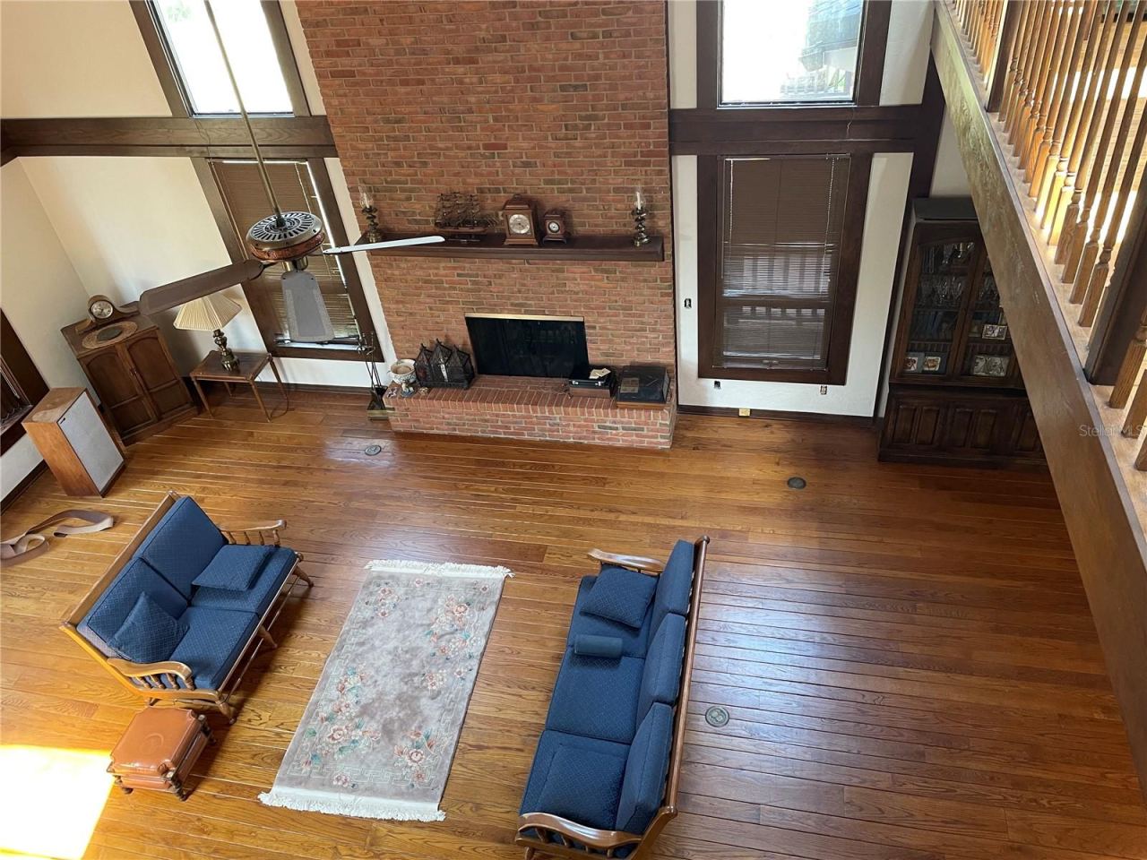 Photo 16 of 20: living room from 2nd floor looking down