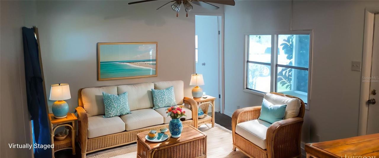 Photo 3 of 17: Virtually staged living room