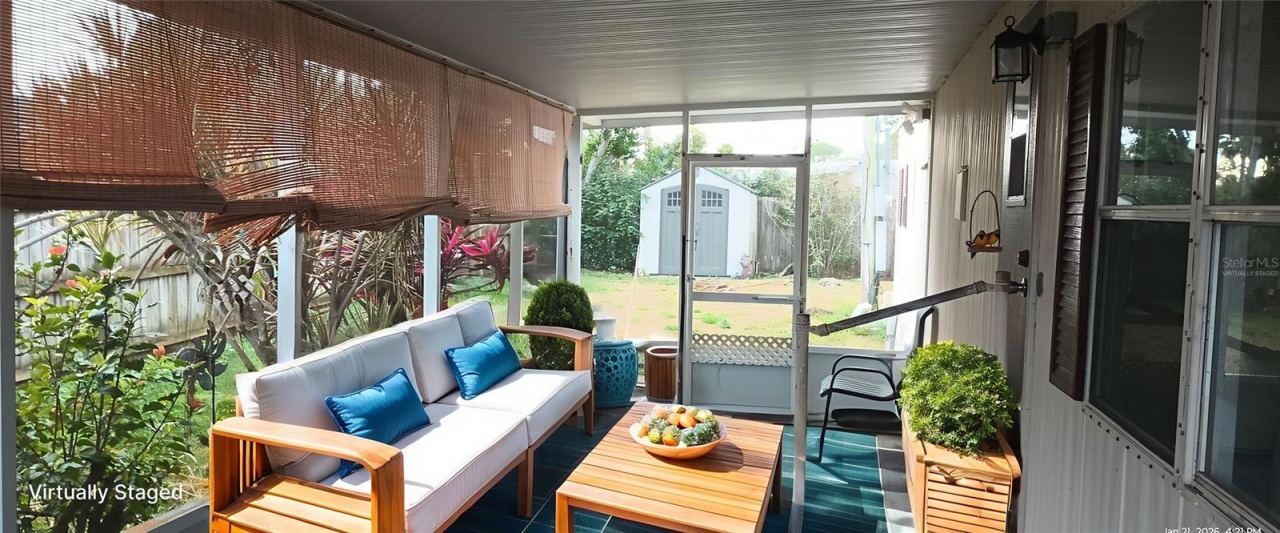 Photo 9 of 17: virtually staged screened porch