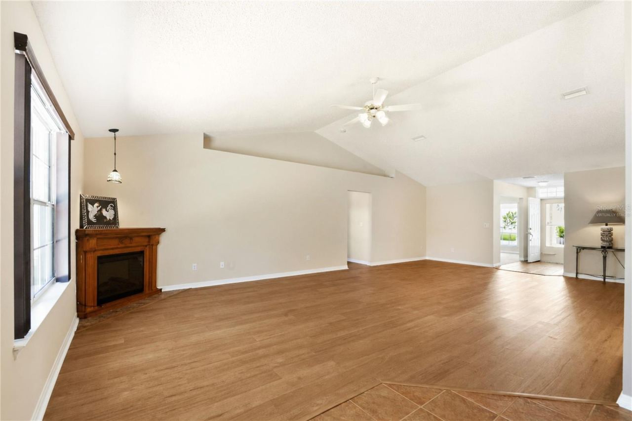 Photo 10 of 20: Virtually staged Rear of the Home to the Front Entrance