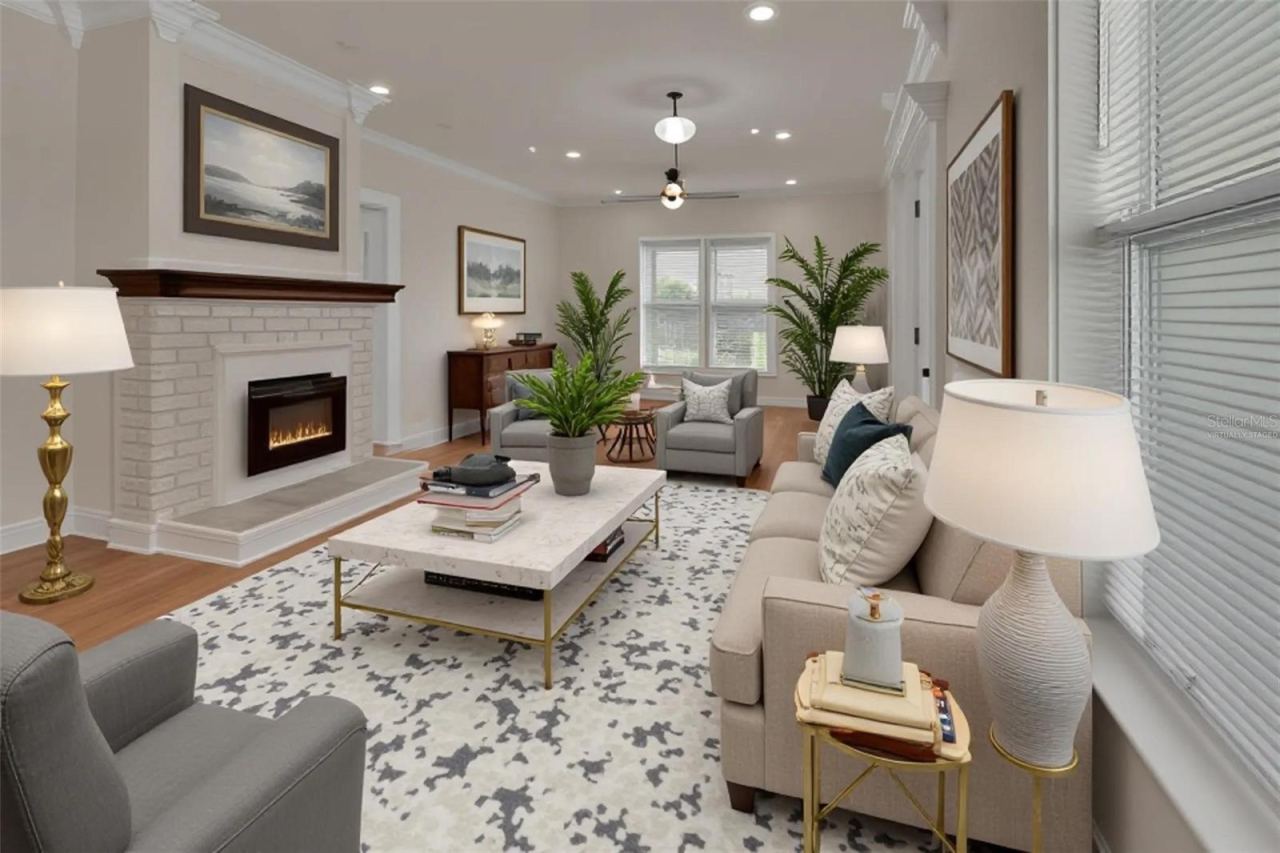 Photo 6 of 20: VIRTUALLY STAGED DOWN LIVING RM