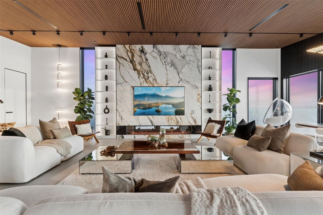 Photo 6 of 20: Stunning detail with Book-Matched Dekton Stone Wall.