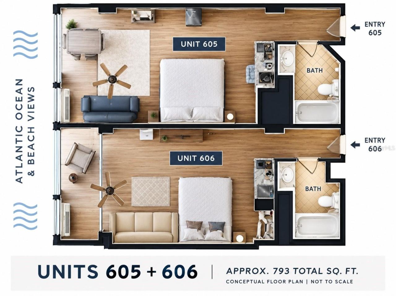 Photo 2 of 20: Color Layout of both Units