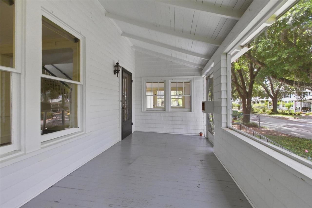 Photo 6 of 20: Side view of screened-in front porch
