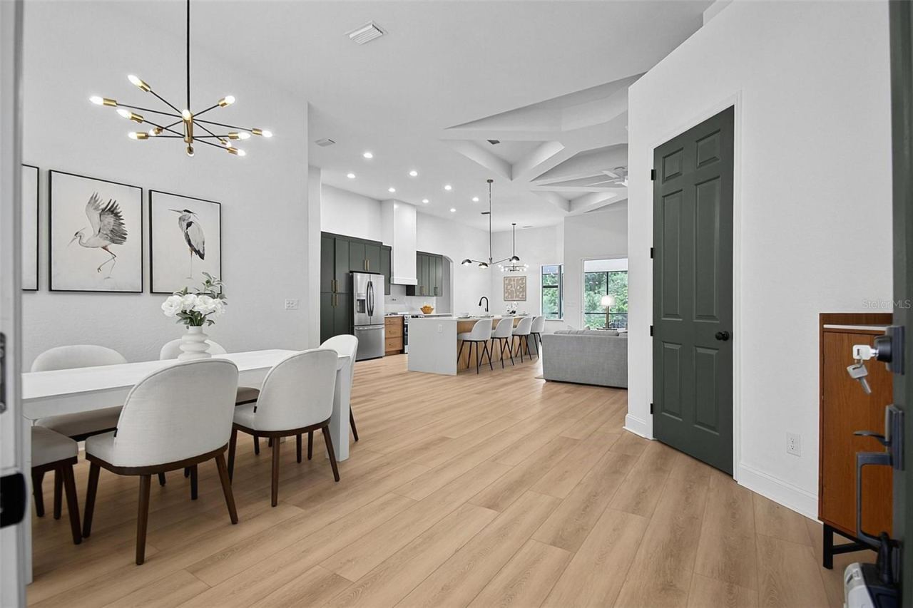 Photo 5 of 20: Front Entry into the modern formal dining room