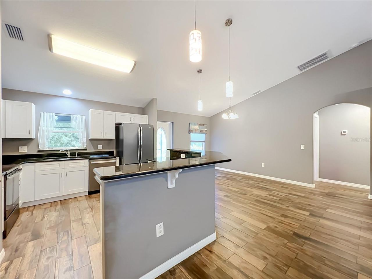 Photo 7 of 20: Kitchen View Looking Toward Large Dining Room