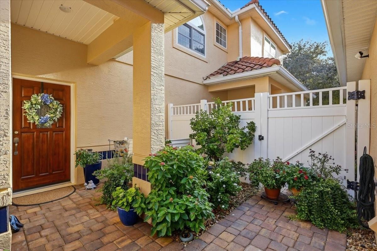 Photo 6 of 20: Private front courtyard patio