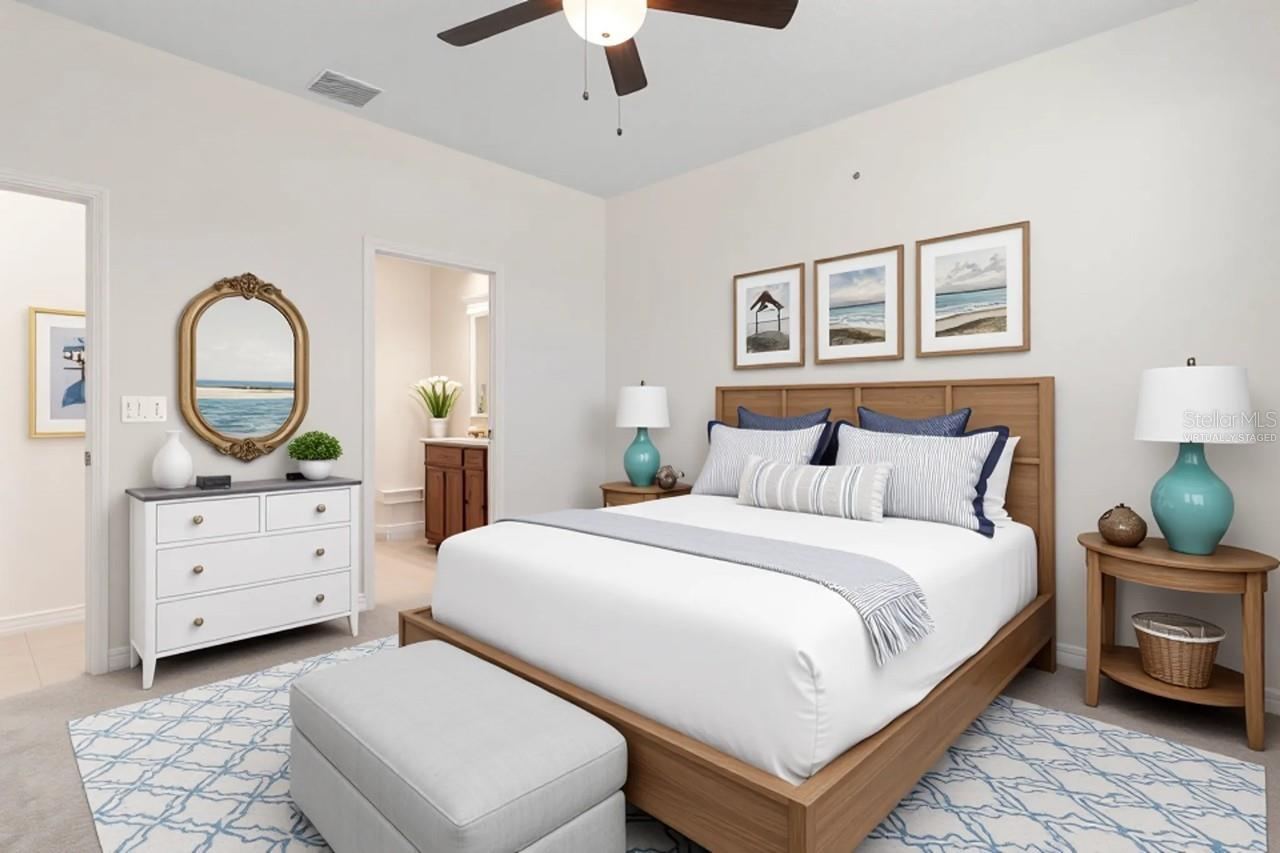 Photo 5 of 20: Virtually Staged Primary Ensuite Bedroom