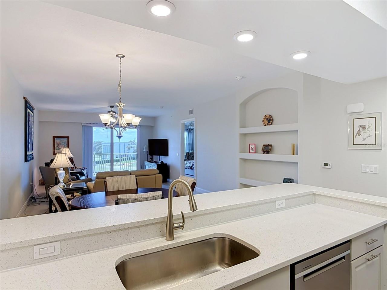 Photo 7 of 20: Kitchen Overlooking Dining area and Living Room