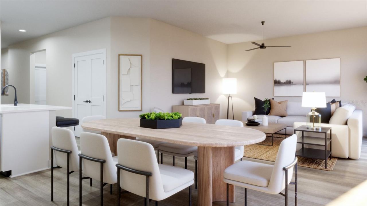 Photo 5 of 12: Dining Room Rendering (Virtually Staged)