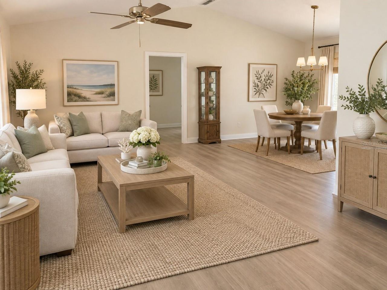 Photo 6 of 20: Living room virtually staged and redesigned